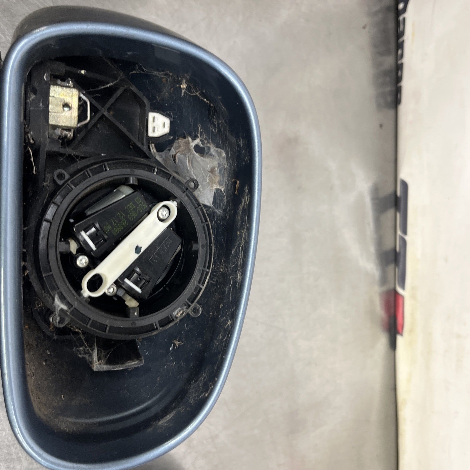 Audi TT Mk1 Wing Mirrors Pair In Good Condition Glacier Blue OEM Genuine