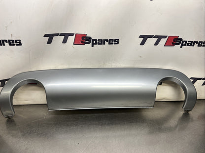 Audi TT Mk1 8N 1998-2006 Twin Exhaust Rear Bumper Diffuser Valance LY7J Silver