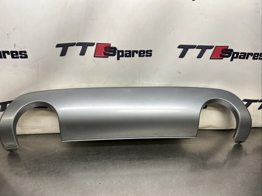 Audi TT Mk1 8N 1998-2006 Twin Exhaust Rear Bumper Diffuser Valance LY7J Silver