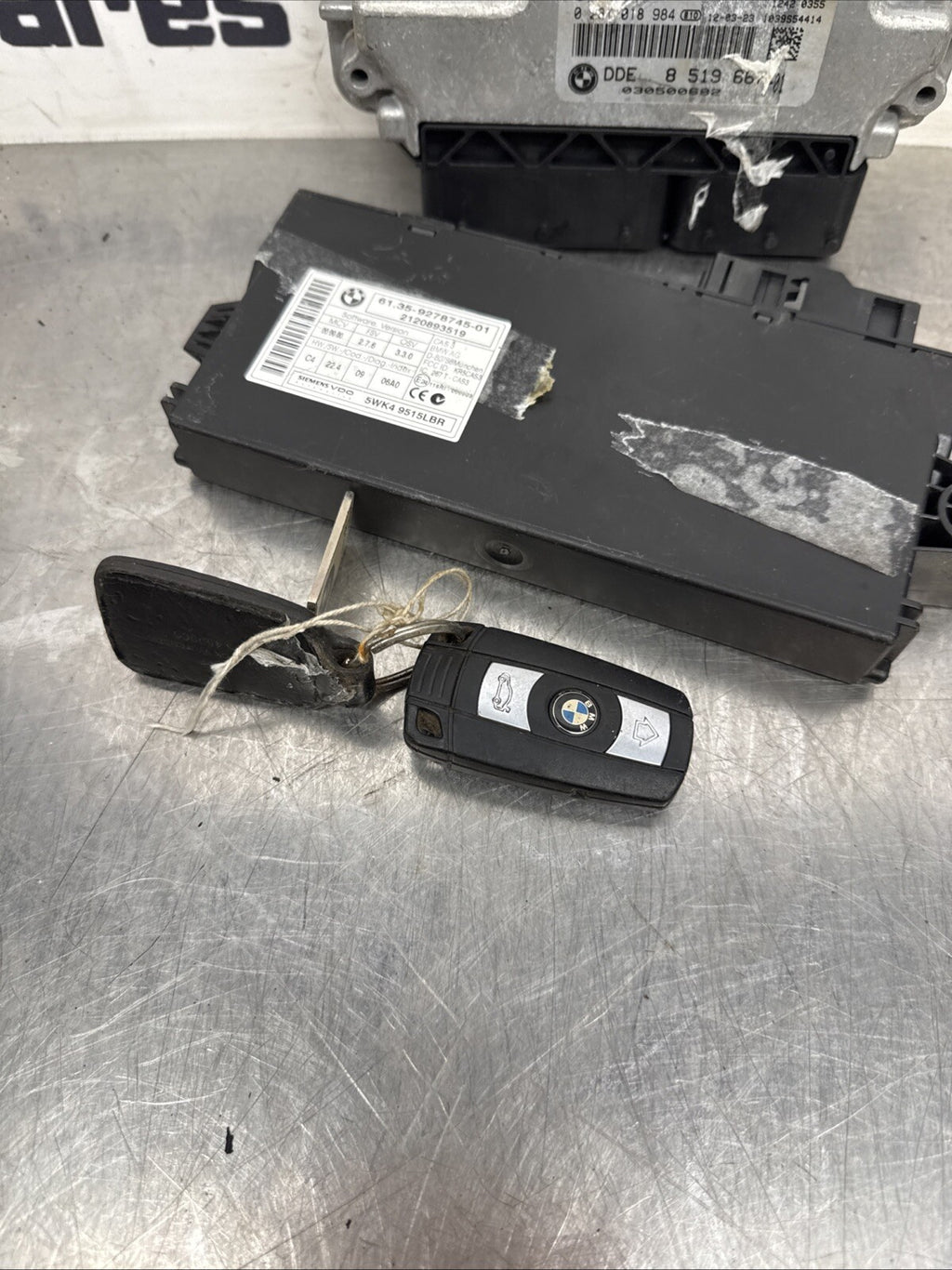 BMW 3 Series E90 E91 LCI 318d N47N ECU Kit DDE 8512043 + CAS3 + Keys Manual