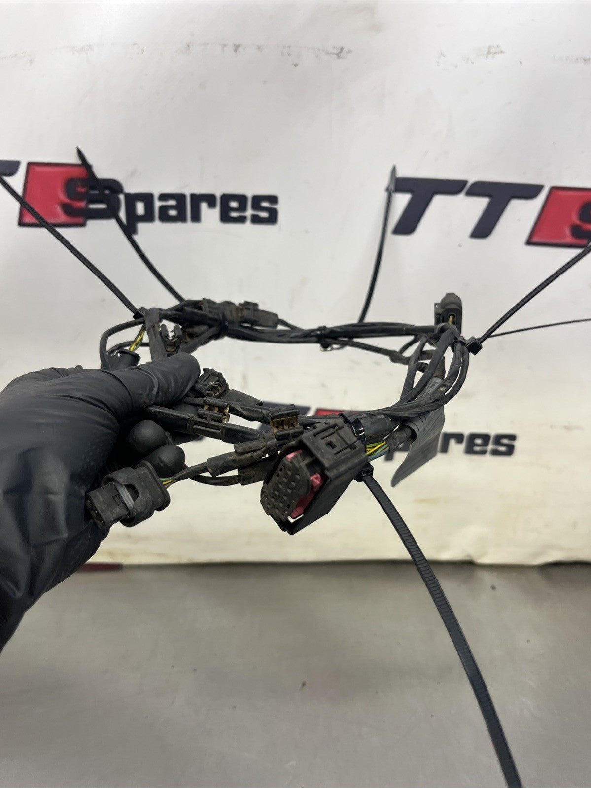 BMW X5 Rear Bumper PDC Parking Sensors Harness W/Wires Plug 2007 E70 OEM 8038827