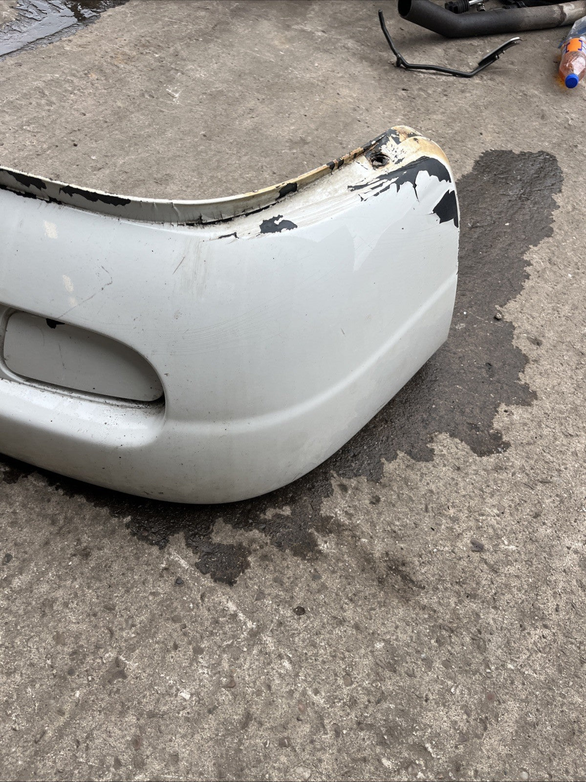 VW T4 TRANSPORTER 2001 1.9 TD SHORT NOSE PAINTED FRONT BUMPER 7D08072212BC