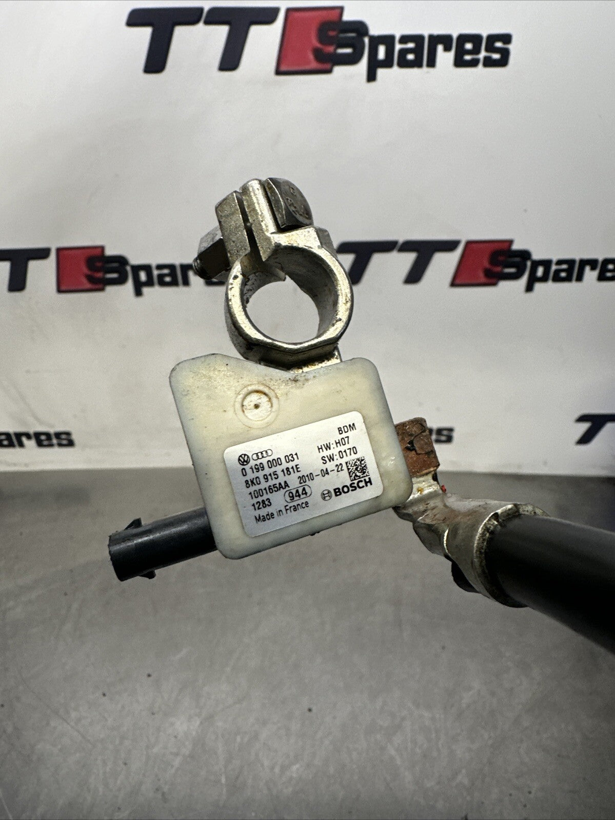 AUDI A5 8T 2010 NEGATIVE BATTERY CABLE TERMINAL 8K0915181E
