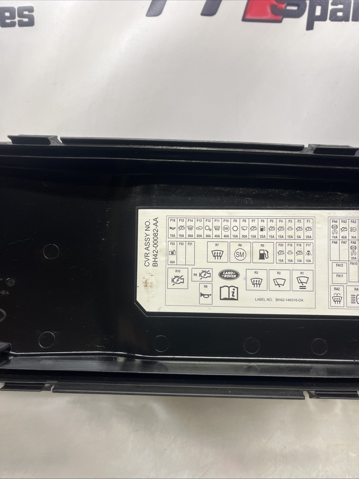 2011 RANGE ROVER L322 FUSE BOX COVER AH42-00082-BA BH42-14K016-DA