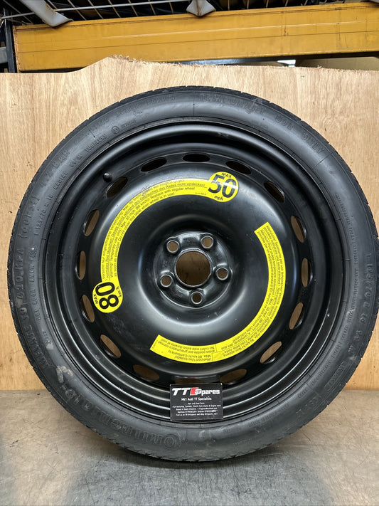 AUDI TT MK1 1.8T QUATTRO 98-06 SPARE WHEEL SPACE SAVER T125/70R18 5x100