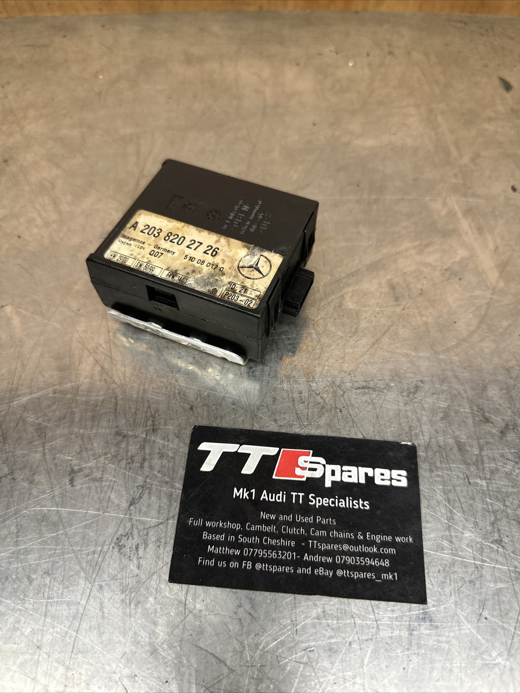 GENUINE MERCEDES BENZ C CLASS W203 S203 ALARM CONTROL UNIT MODULE - A2038202726