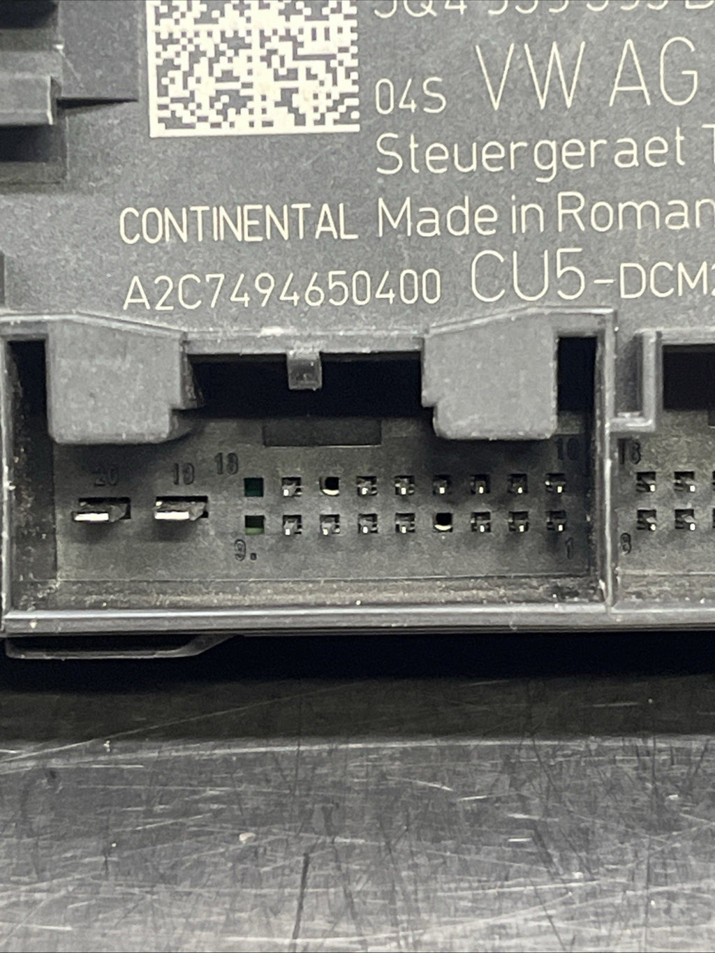 13-20 SKODA OCTAVIA MK3 FRONT DRIVER DOOR ECU CONTROL MODULE 5Q4959593E