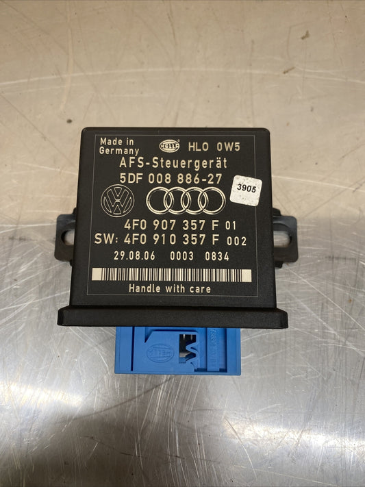 2007 AUDI Q7 4L HEADLIGHT RANGE CONTROL MODULE UNIT ECU 4F0907357F