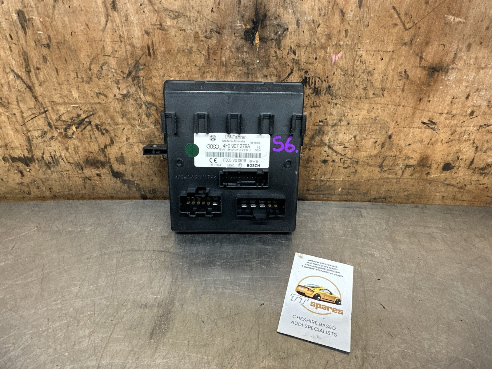 4F0907279A 05 - 08 AUDI A6 S6 Q7 SPORT ONBOARD POWER SUPPLY MODULE