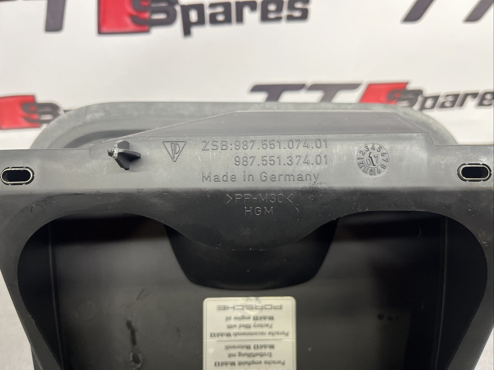 Porsche Boxster 987 2007 Oil Filler Cap Engine Reservoir OEM 98755107401 VGC