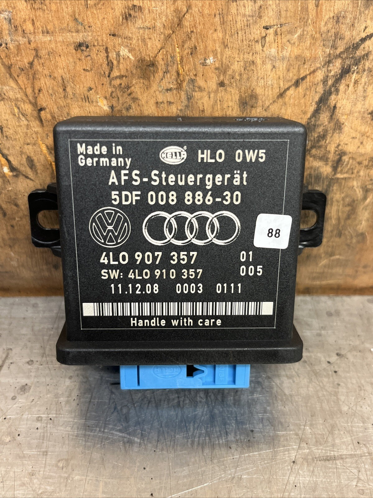 4L0907357 VW AUDI SEAT SKODA HEADLIGHT RANGE CONTROL UNIT  GENUINE