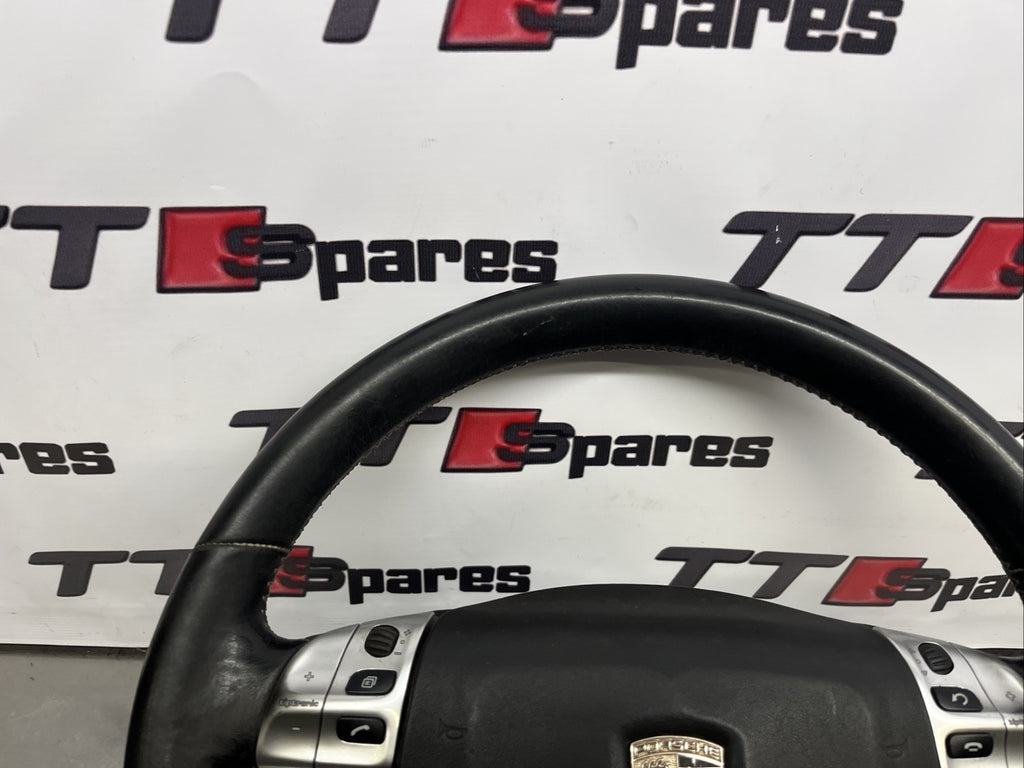 PORSCHE CARRERA 911 (997) BOXSTER CAYMAN (987) - BLACK TIPTRONIC STEERING WHEEL