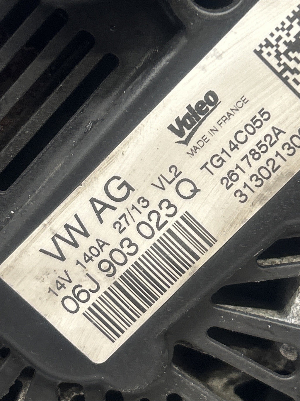 1A3511 ALTERNATOR For AUDI Q3 TT 1.8 2.0 TFSI quattro