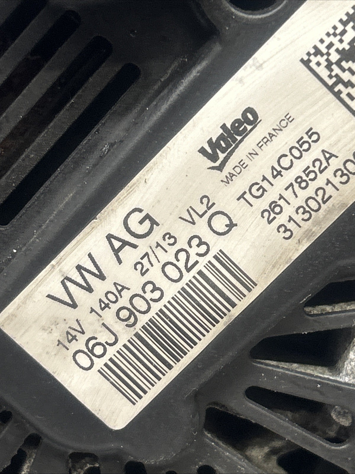 1A3511 ALTERNATOR For AUDI Q3 TT 1.8 2.0 TFSI quattro