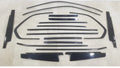 BMW X5 E70 09-13 BLACK GLOSS SHADOW LINE DOOR WINDOW MOULDING TRIM SET