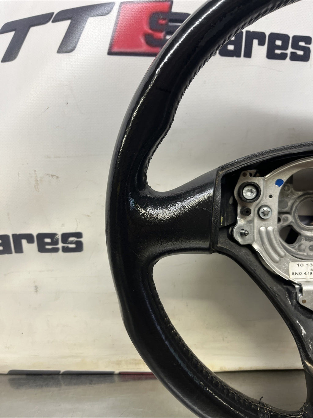 AUDI TT MK1 8N BLACK LEATHER STEERING WHEEL 8N0419091B 25D