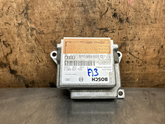 AUDI A3 8P (2004 > 2013) CRASH CONTROL MODULE ECU  8P0959655D