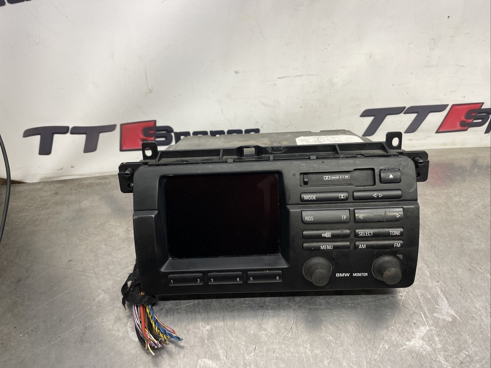 BMW E46 3 Series STEREO CASSETTE PLAYER RADIO 1999 on NAVI HEAD UNIT 8384598