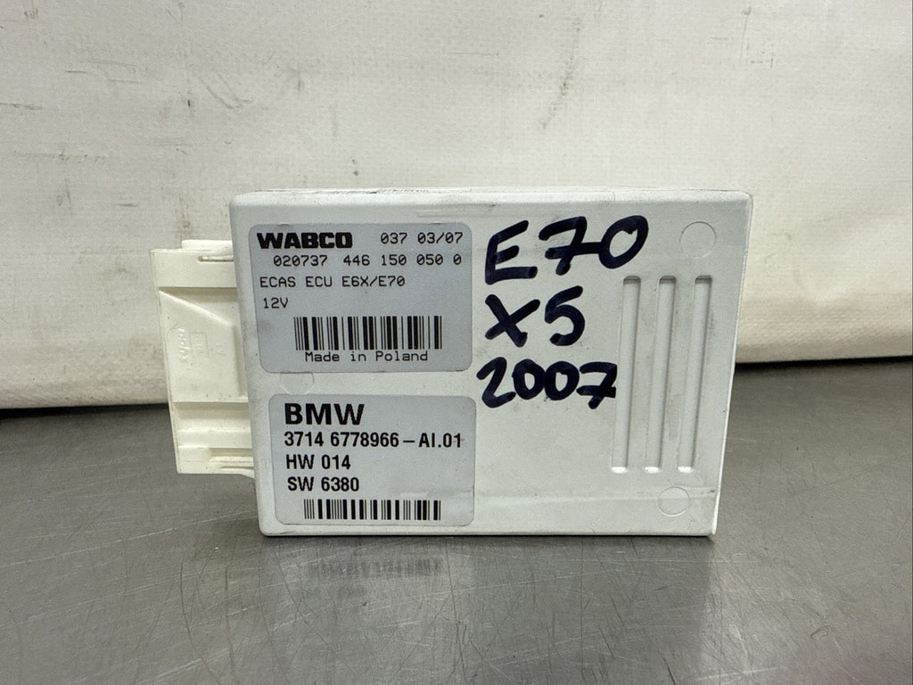 BMW Air Suspension Supply Control Module ECU Fits X5 E70 X6 E71 6778966