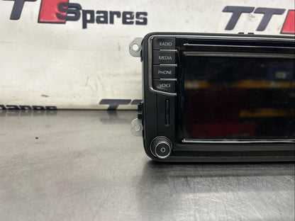 VW SCIROCCO MK3 CAR RADIO STEREO CD PLAYER HEAD UNIT 5C0035680E 13-19 NO CODE