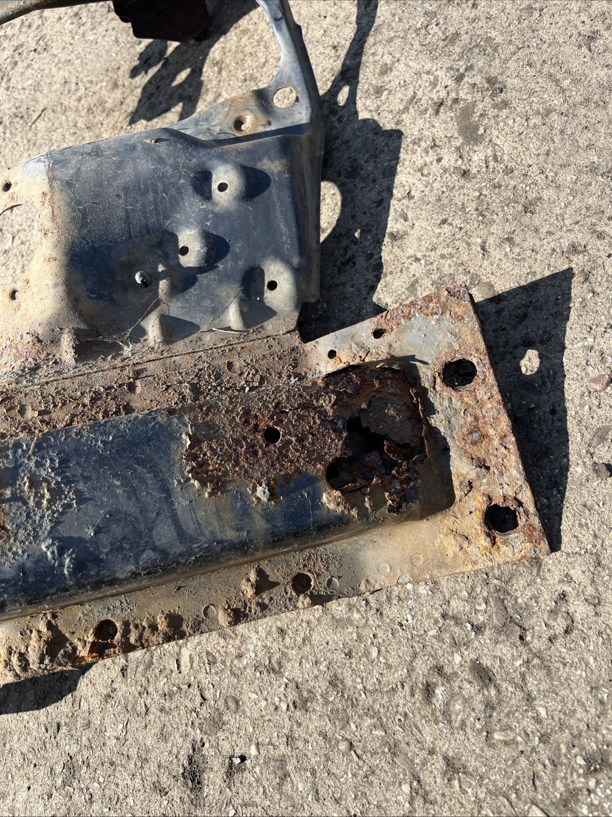 VW T4 TRANSPORTER 2001 1.9 TD FRONT PANEL CRASH BAR HEADLIGHT FRAME