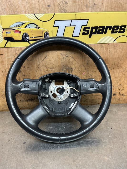 AUDI A3 8P 2006-2012 DSG PADDLE SHIFT MULTI FUNCTION STEERING WHEEL 8P0419091EF