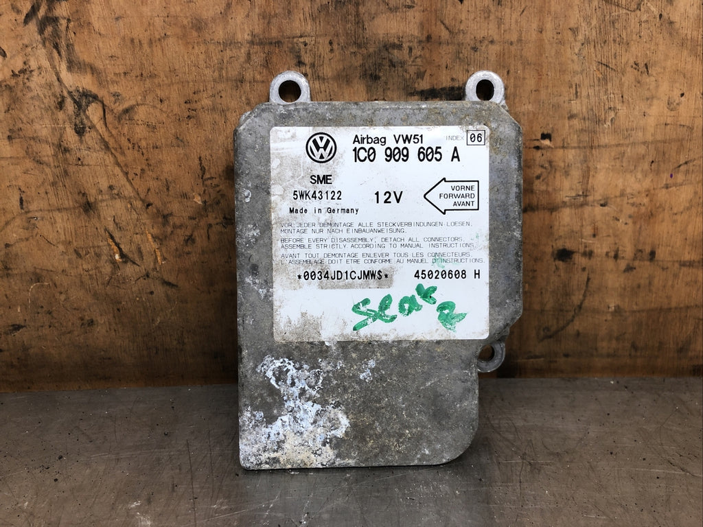 1C0909605A Genuine VW T5 Seat Airbag Control Module Unit  08