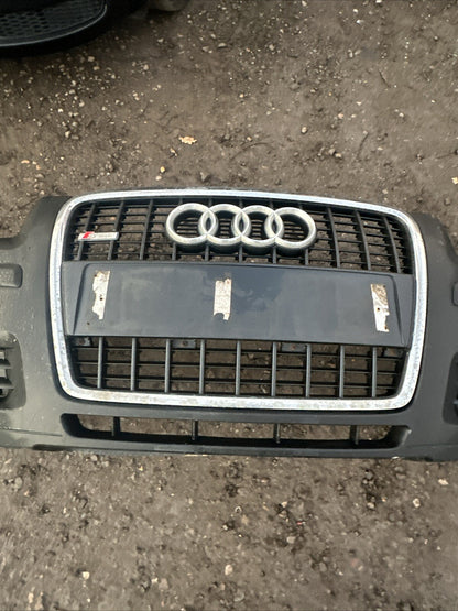 AUDI A3 8P PRE FL QUATTRO S LINE FRONT BUMPER BLACK LZ9Y 2004-2008