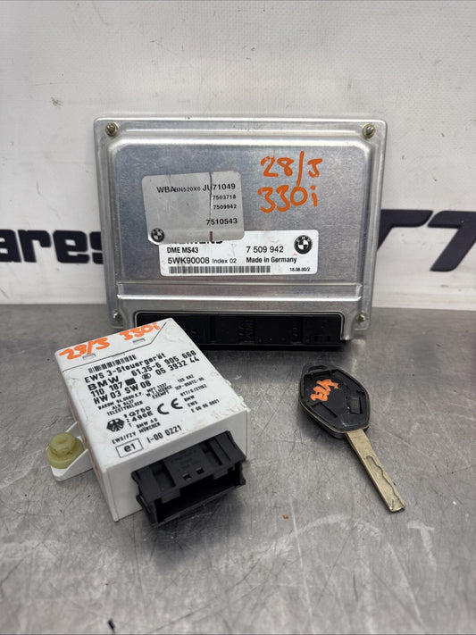 BMW Z3 3 5 series E36 E46 E39 2.5i 3.0i M54 Engine ECU KIT UNIT DME MS43 EWS Key