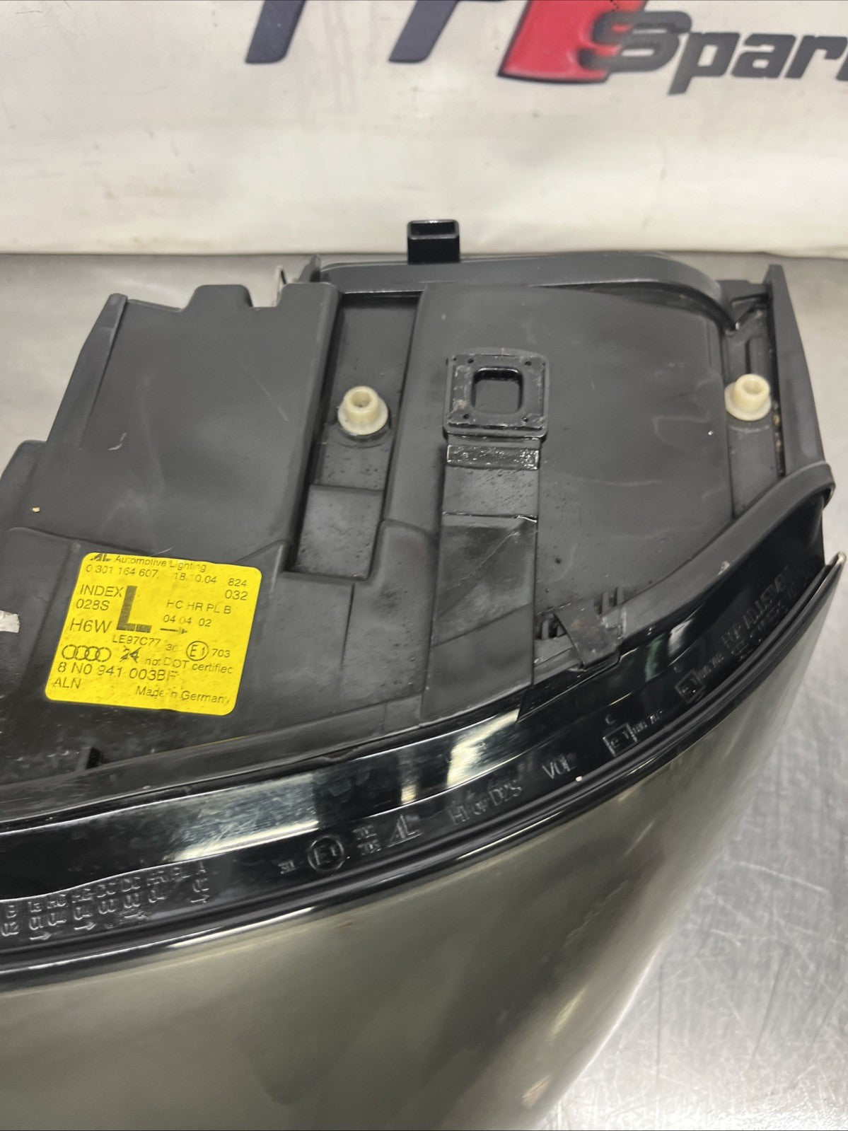 2010 AUDI TT FRONT LEFT PASSENGER SIDE HEADLIGHT 8N0941003BF #10