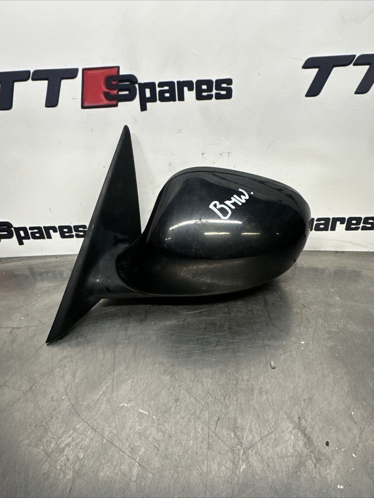 7182695 2010 BMW 3 SERIES E90 318D PASSENGER LEFT SIDE WING MIRROR BLACK 