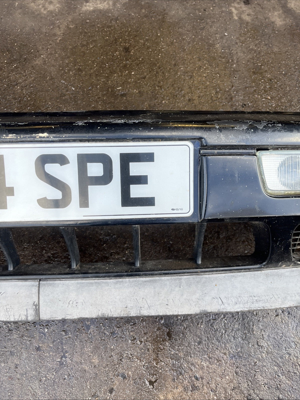 VW Golf MK3 VR6 Golf Front Bumper In Black LC9Z