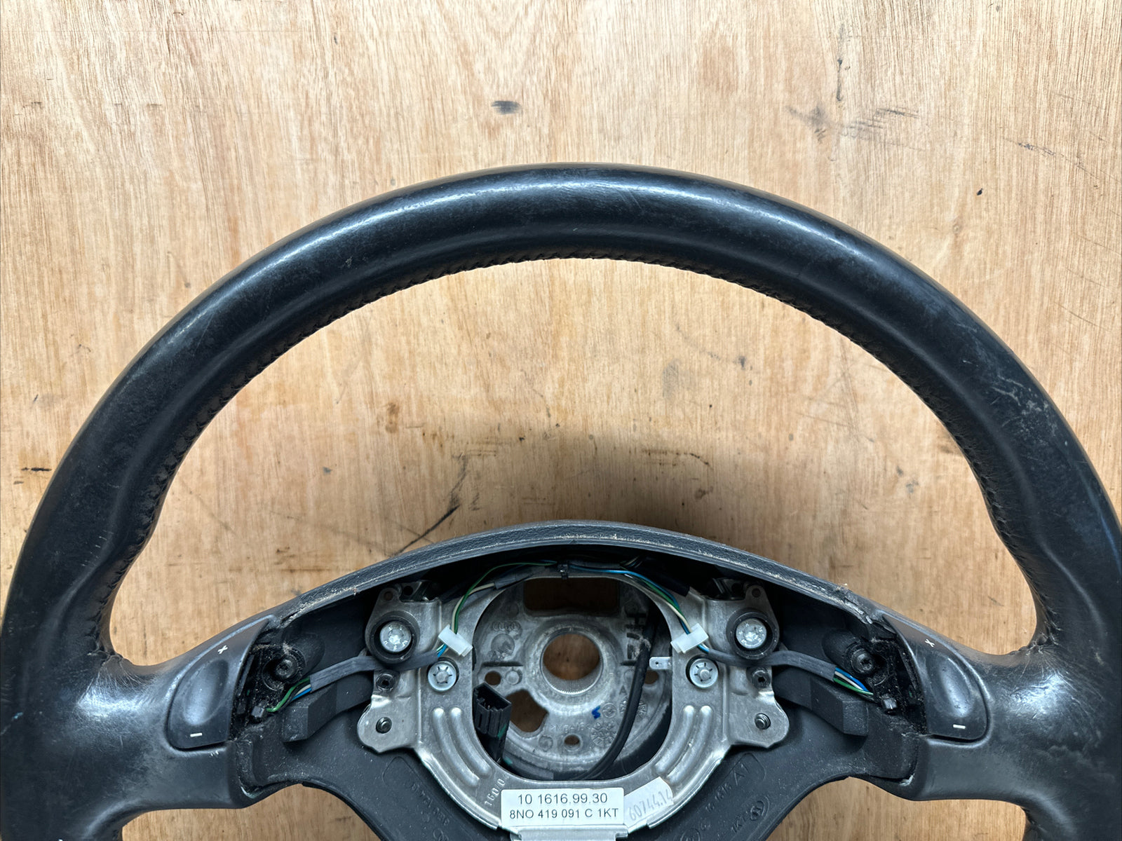AUDI TT 8N Aut. (03-06) Sports Leather Steering Wheel Tiptronic 8N0419091C