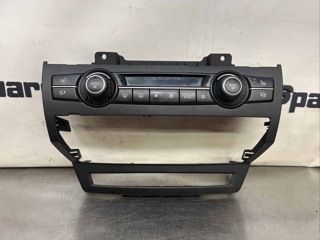 BMW X5 X6's E70 E71 E72 AIR CLIMATE HEATER CONTROL SWITCH UNIT WITH FRAME