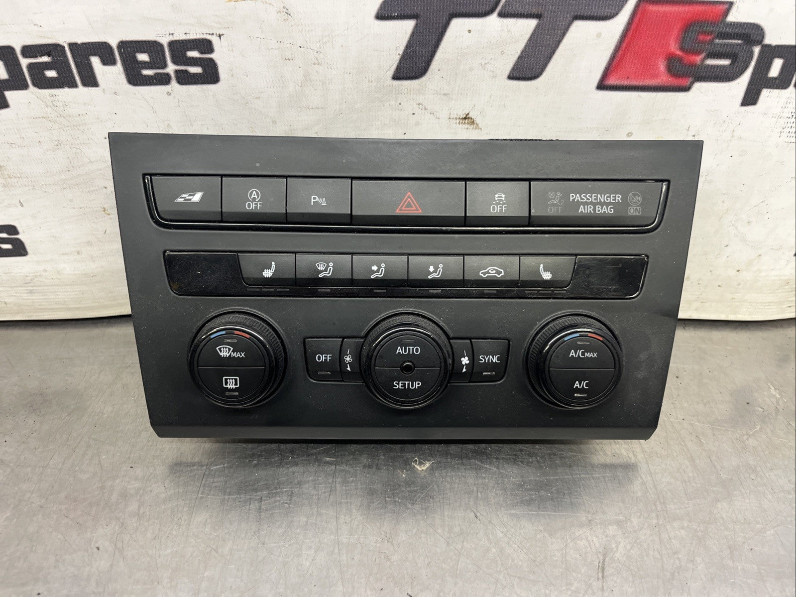 2012-2020 MK3 5F SEAT LEON HEATER CONTROL PANEL ASSEMBLY 5F0907044q