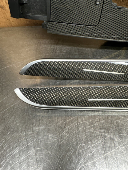 Audi A6 S6 C6 4F 04-11 RHD Complete Carbon Fiber Interior Trim Set Chrome Insert