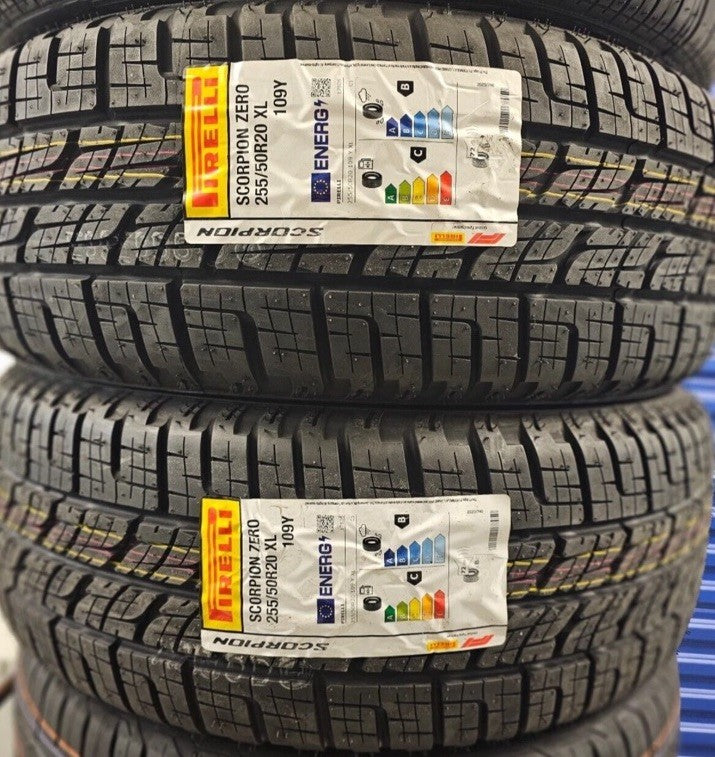 2X PIRELLI SCORPION ZERO 255/50 ZR20 XL 109Y P ZERO 255 50 20 SUV TYRES 2555020