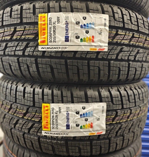 2X PIRELLI SCORPION ZERO 255/50 ZR20 XL 109Y P ZERO 255 50 20 SUV TYRES 2555020