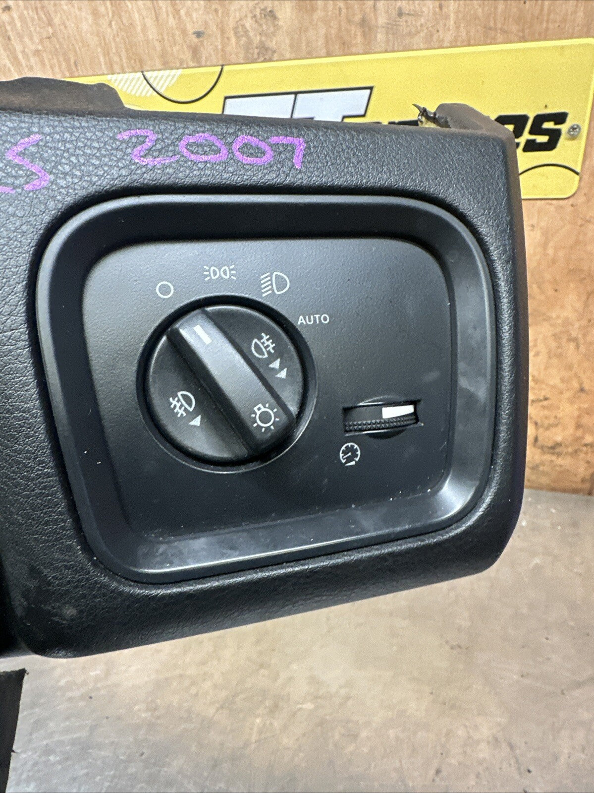 RANGE ROVER SPORT L320 HEADLIGHT CONTROL SWITCH YUD501480 2005 - 2009