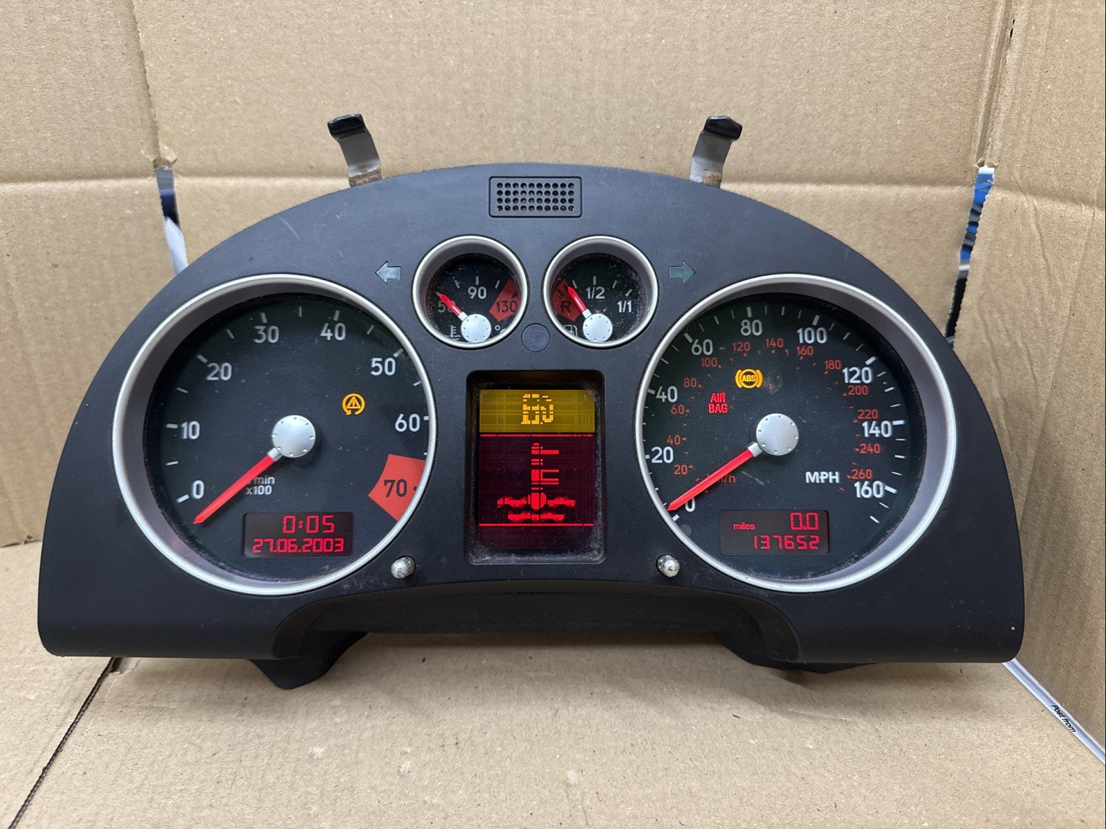 Audi TT MK1 3.2 Or QS 170mph Speedometer Instrument Cluster 8N2920980D With CODE