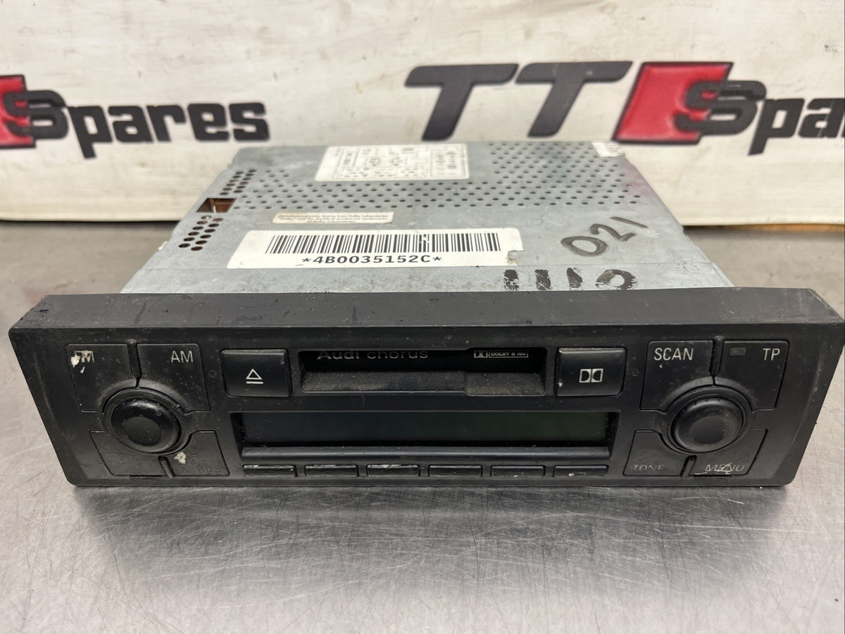 4B0035152C 2003 Audi TT Radio Stereo Cassette Player Head Unit With Code