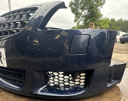 AUDI TT 8n mk1 3.2 V6 COMPLETE FRONT BUMPER + GRILLS WASHER JETS MORO BLUE