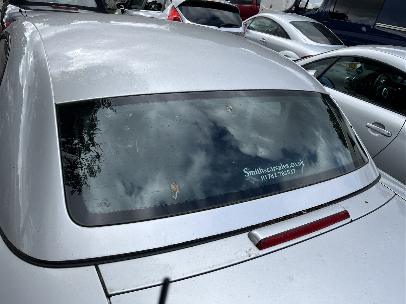 MK1 AUDI TT ROADSTER LY7W SILVER HARDTOP HARD TOP ROOF WITH HARDWEAR 8N 98-06