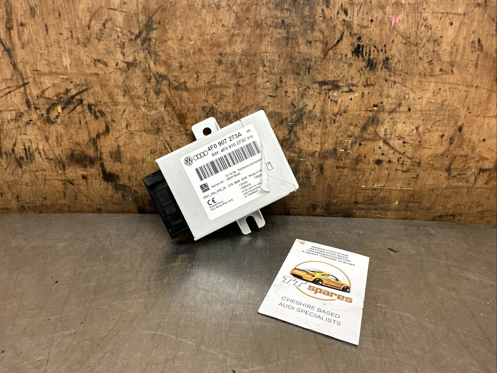 4F0910273A RDC Control Unit Tire Pressure Monitoring Audi A6 S6 RS6 4F Q7 4L