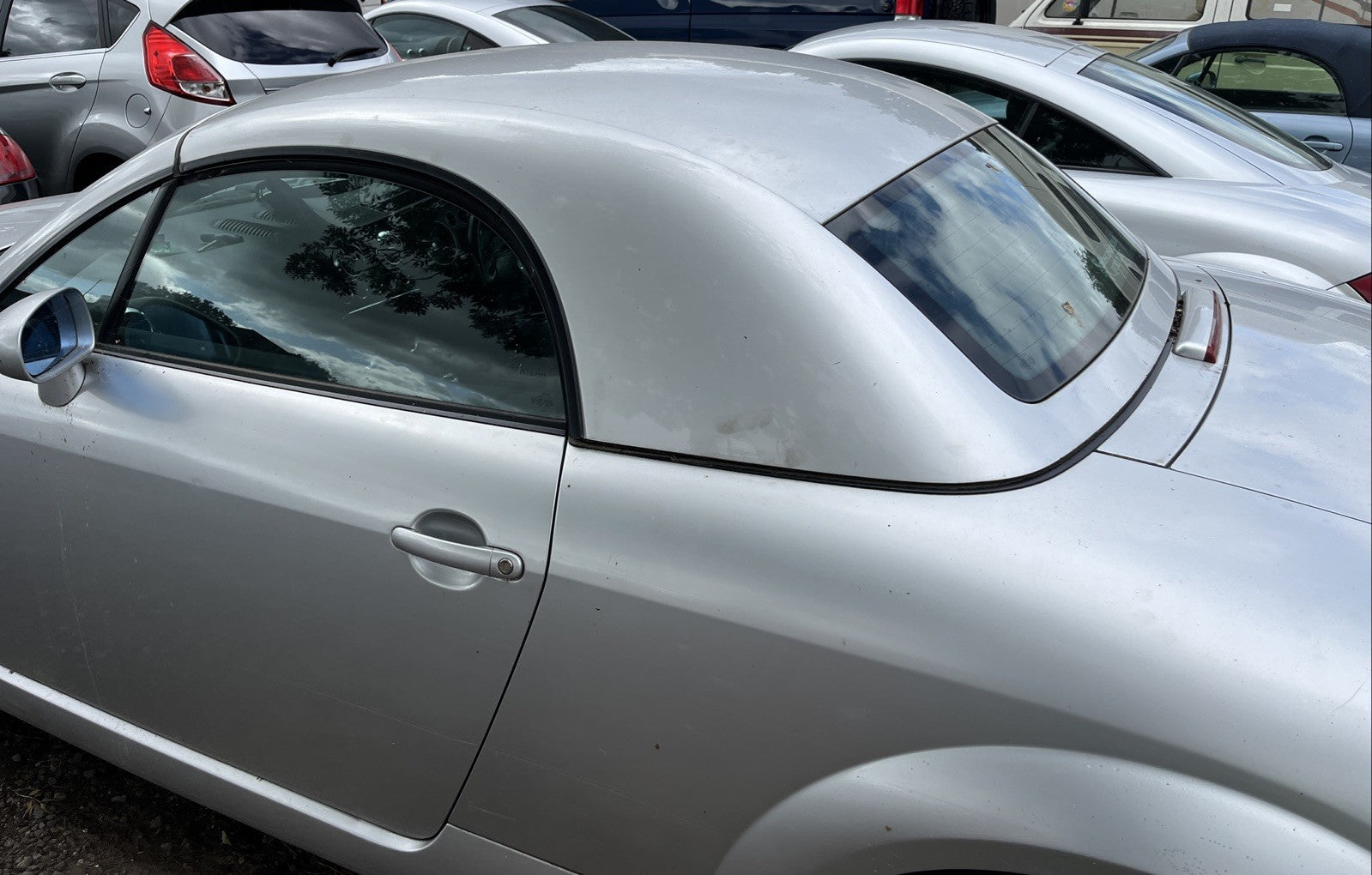 MK1 AUDI TT ROADSTER LY7W SILVER HARDTOP HARD TOP ROOF WITH HARDWEAR 8N 98-06