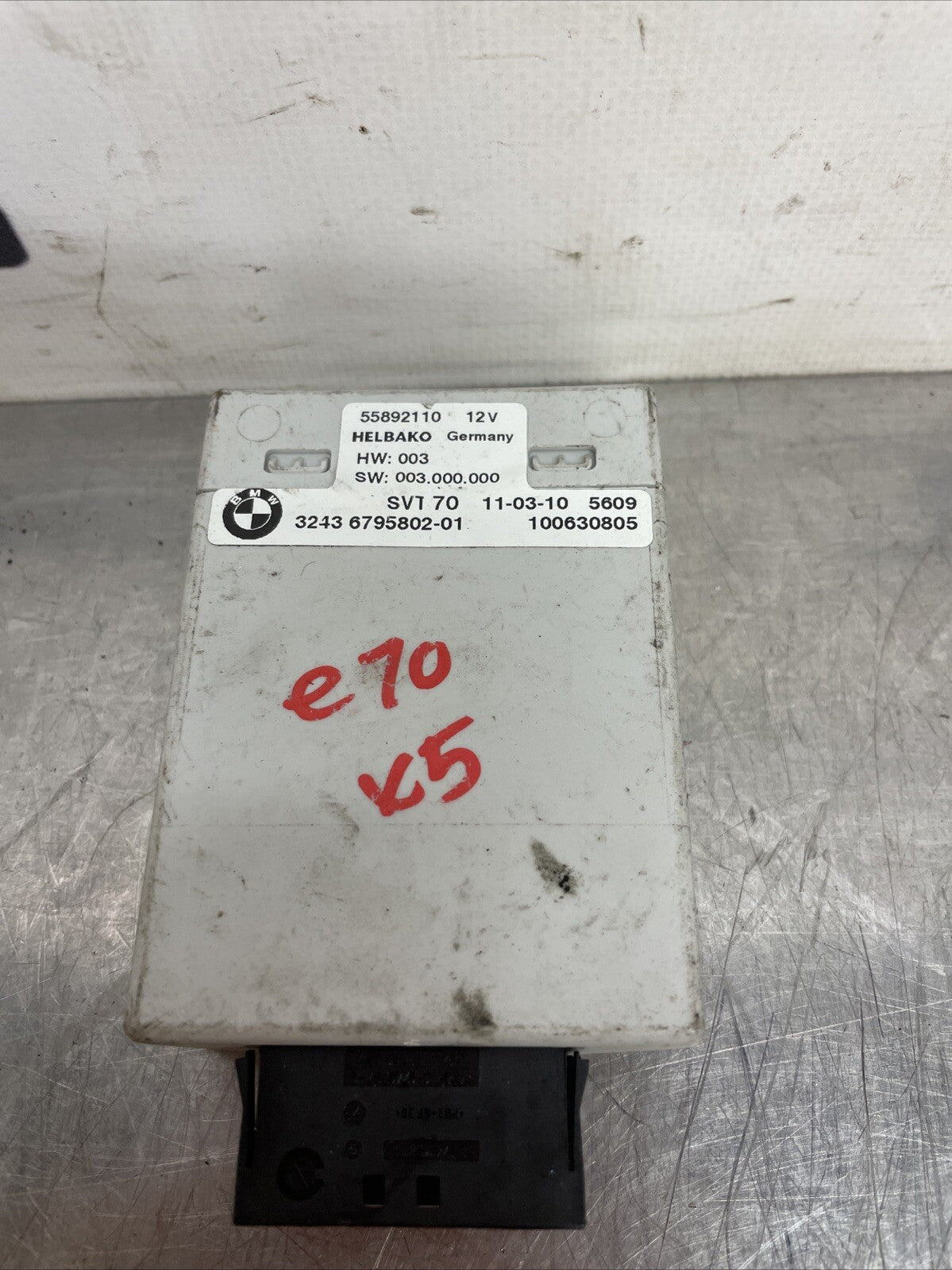 BMW X5 X6 E71 E70 LCI SERVOTRONIC CONTROL MODULE UNIT6795802  2006-2013