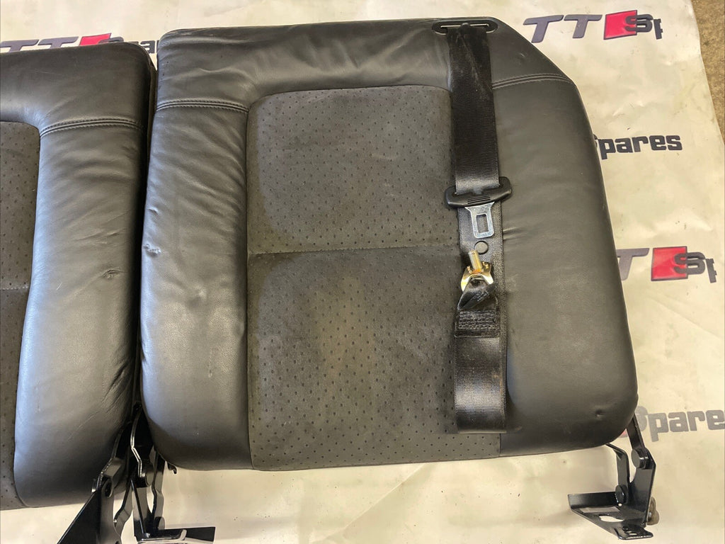Genuine Audi TT Mk1 Half Alcantara Black Leather Seat*REAR BACK SEATS ONLY*98-06