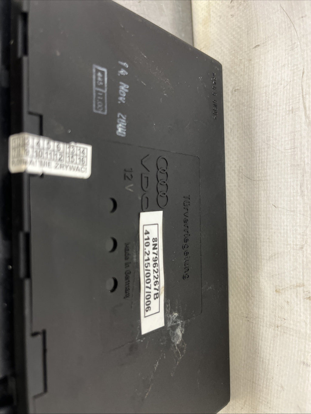 Audi TT Convertible CCM comfort control module 8N7962267E Roadster 8N Recon