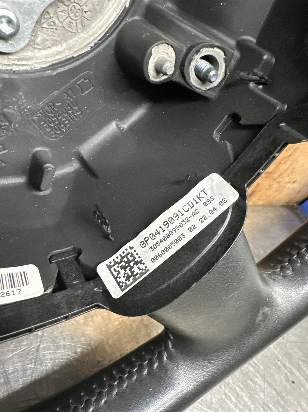  8P0419091CD1KT 2007 AUDI A3 1.9 TDi Special Edition 5DR LEATHER STEERING WHEEL