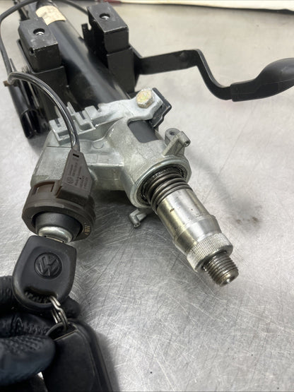 VW Golf 3 convertible 1H0419561C steering linkage with ignition lock and key